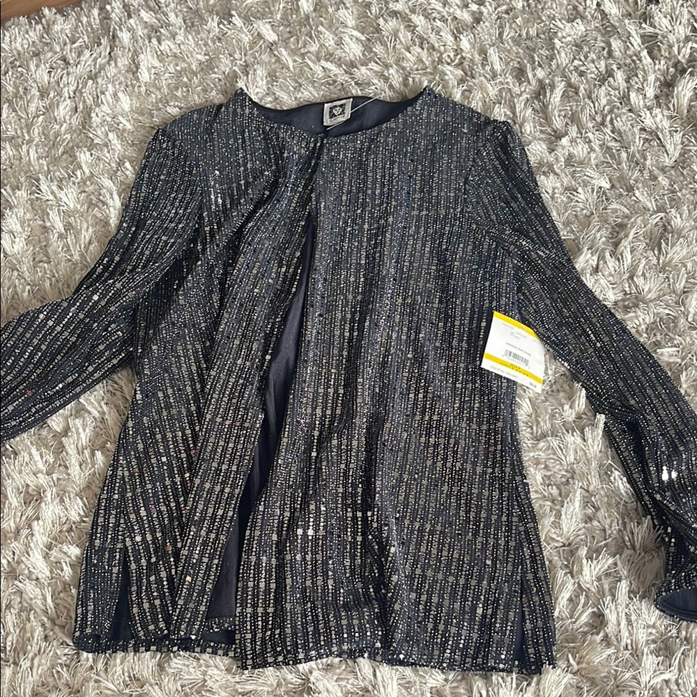 Sparkling Black and Silver Jacket